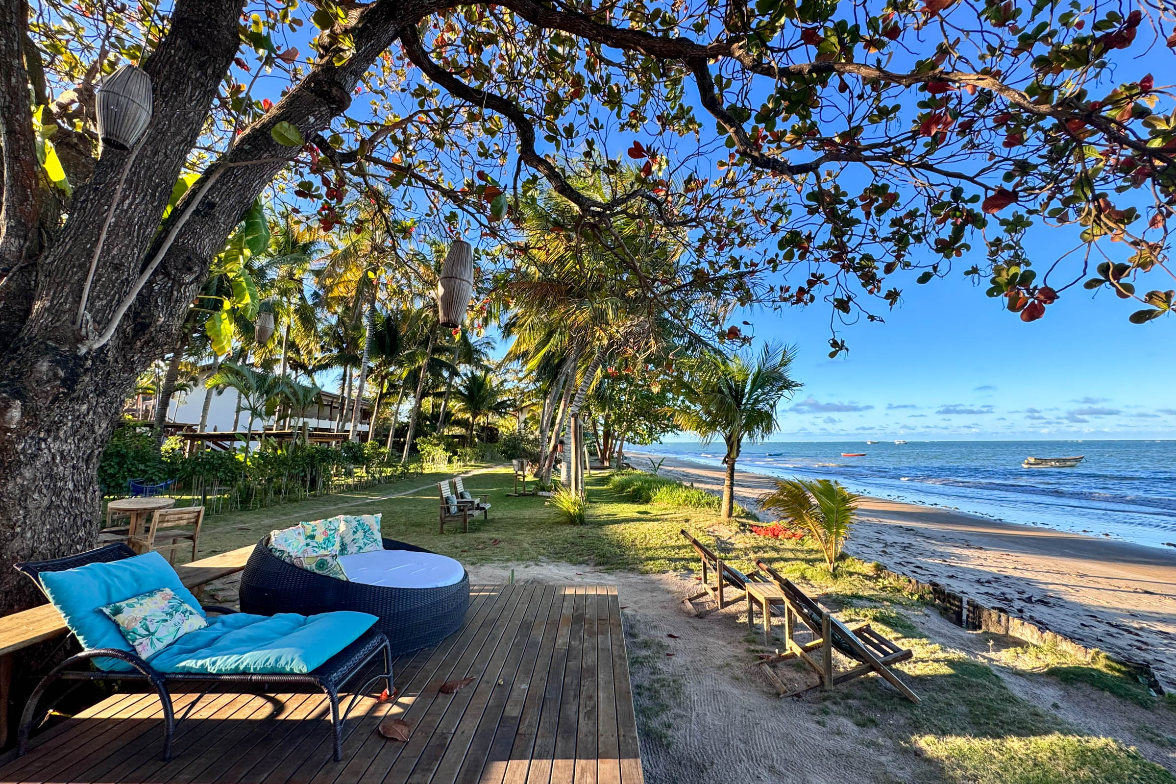 Pousada na praia em Cumuruxatiba
