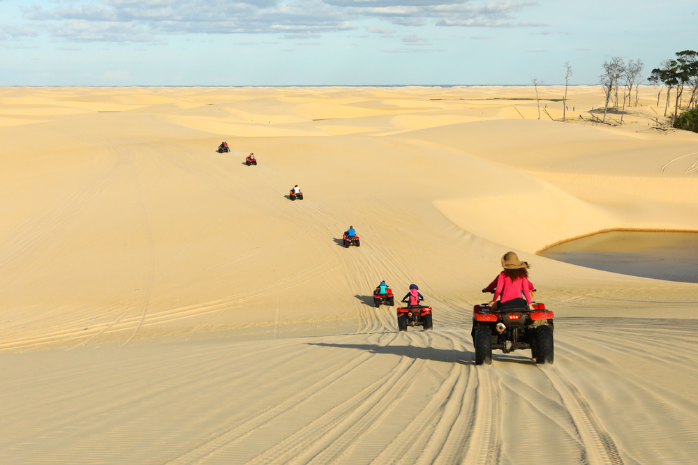 Passeio de quadriciclo